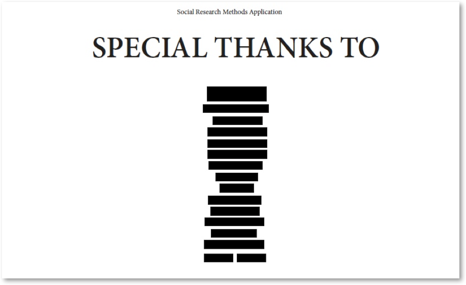 Fig. 3. Cassie Thornton, “Special Thanks"